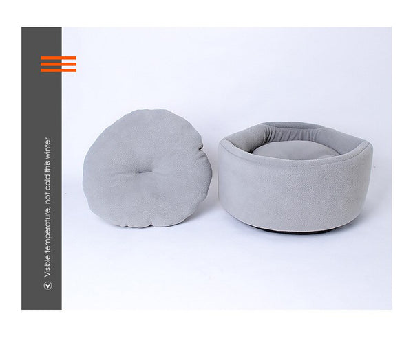Portable Cat House Super Soft Kennel Winter Warm Puppy Cushion Fleece Pet Sleeping Cave Removable Bed for Cats Dogs Accessories | Vimost Shop.