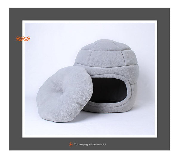 Portable Cat House Super Soft Kennel Winter Warm Puppy Cushion Fleece Pet Sleeping Cave Removable Bed for Cats Dogs Accessories | Vimost Shop.