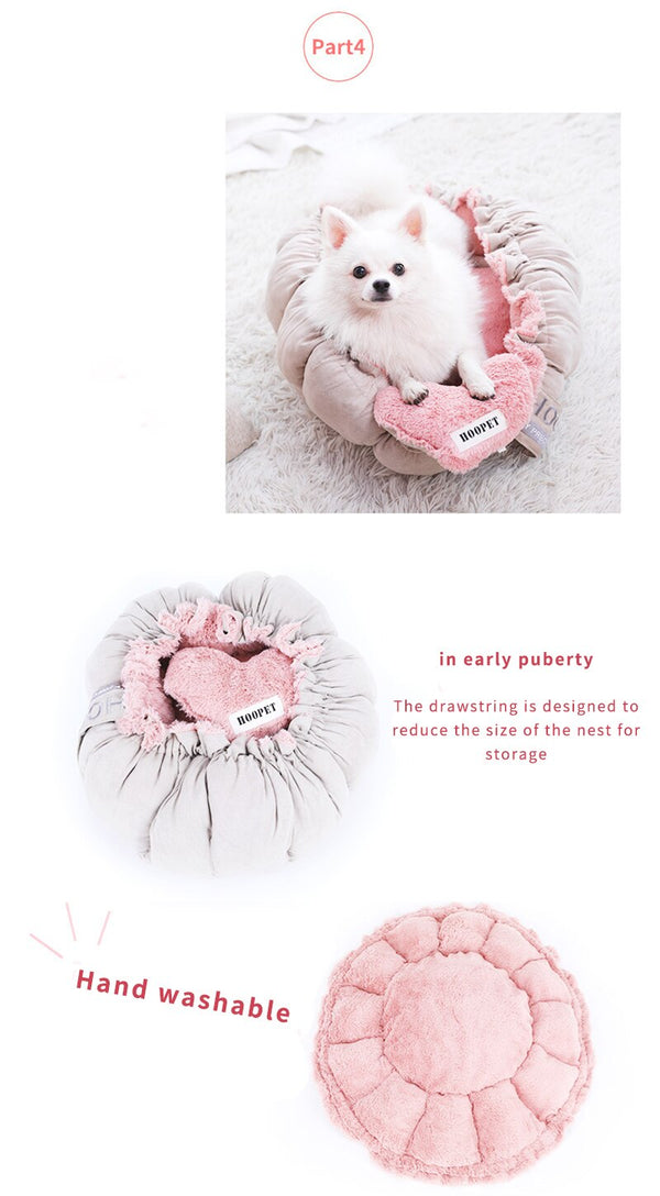 Pet Cat Bed House Winter Warm Cat Sleeping Cushion Soft Cozy Sofa Blanket Fluffy Kennel Mat for Small Large Dog Cat Pet Supplies | Vimost Shop.