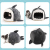 Warm Pet Dog Bed Shark Shape Breathable Cat House Winter Waterproof Sleeping Kennel Soft Comfortable Sofa Cushion for Cats Dogs | Vimost Shop.