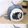 Warm Pet Dog Bed Shark Shape Breathable Cat House Winter Waterproof Sleeping Kennel Soft Comfortable Sofa Cushion for Cats Dogs | Vimost Shop.