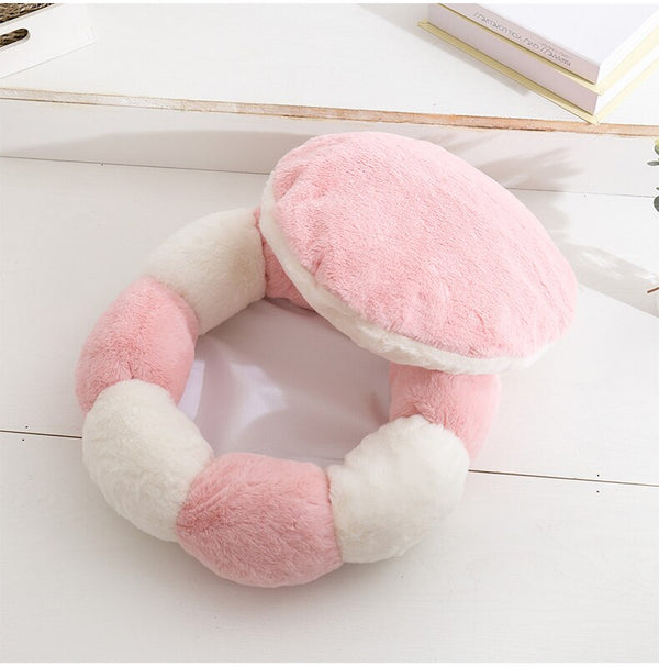 Flower Shaped Cat Bed Indoor Cozy Pet Beds Ultra Soft Plush Dog Basket Sunbed Warm Self-Warming House Sleeping Bag Cushion Mat | Vimost Shop.