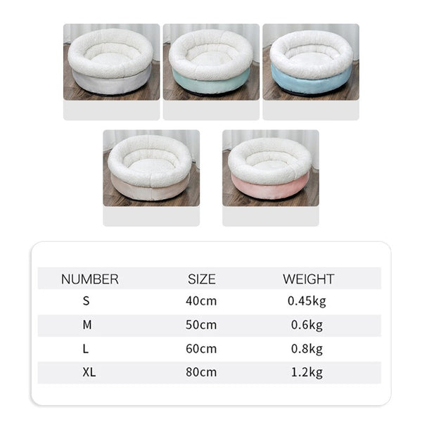 Soft Pet Bed Dog Cat House Puppy Kennel Winter Warm Nest Sofa Cushion Lamb Cashmere Pet Mat  for Cats Dogs Pet Sleeping Supplies | Vimost Shop.
