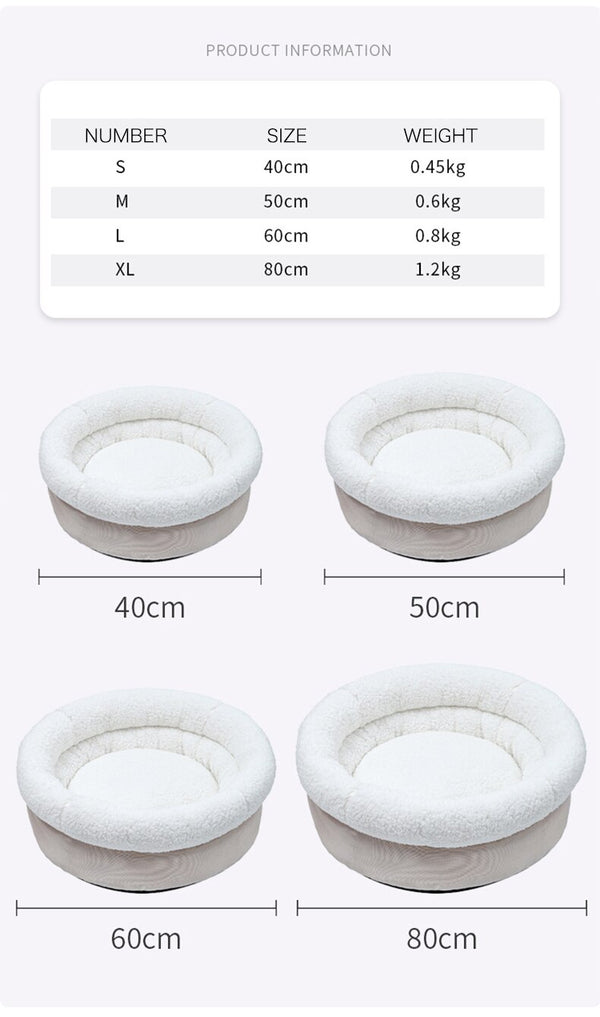 Soft Pet Bed Dog Cat House Puppy Kennel Winter Warm Nest Sofa Cushion Lamb Cashmere Pet Mat  for Cats Dogs Pet Sleeping Supplies | Vimost Shop.