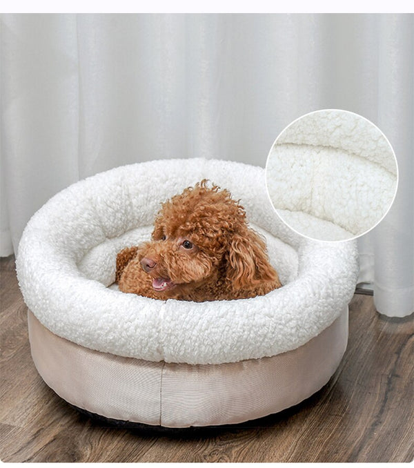 Soft Pet Bed Dog Cat House Puppy Kennel Winter Warm Nest Sofa Cushion Lamb Cashmere Pet Mat  for Cats Dogs Pet Sleeping Supplies | Vimost Shop.