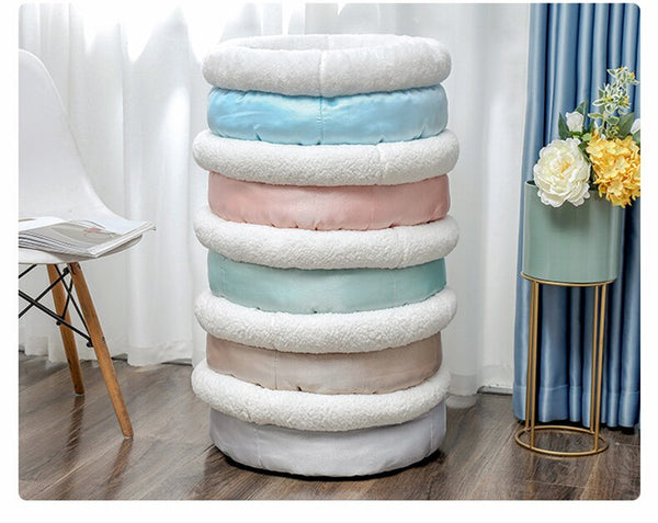 Soft Pet Bed Dog Cat House Puppy Kennel Winter Warm Nest Sofa Cushion Lamb Cashmere Pet Mat  for Cats Dogs Pet Sleeping Supplies | Vimost Shop.