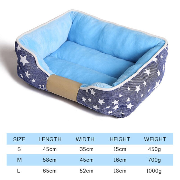 Non-slip Pet Dog Bed Soft Comfortable Pet Sofa Winter Warm Cat House Puppy Cushion Removable Pets Sleeping Bed Mat for Dogs Cats | Vimost Shop.