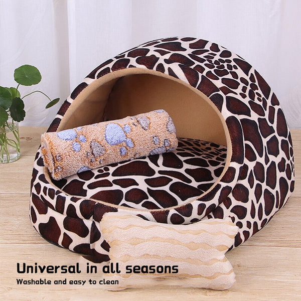 Pet Dog House Winter Warm Mat Breathable Cave Basket Soft Pet Sofa Non-slip Bed Nest For Cats Dogs Pets Deep Sleeping Supplies | Vimost Shop.