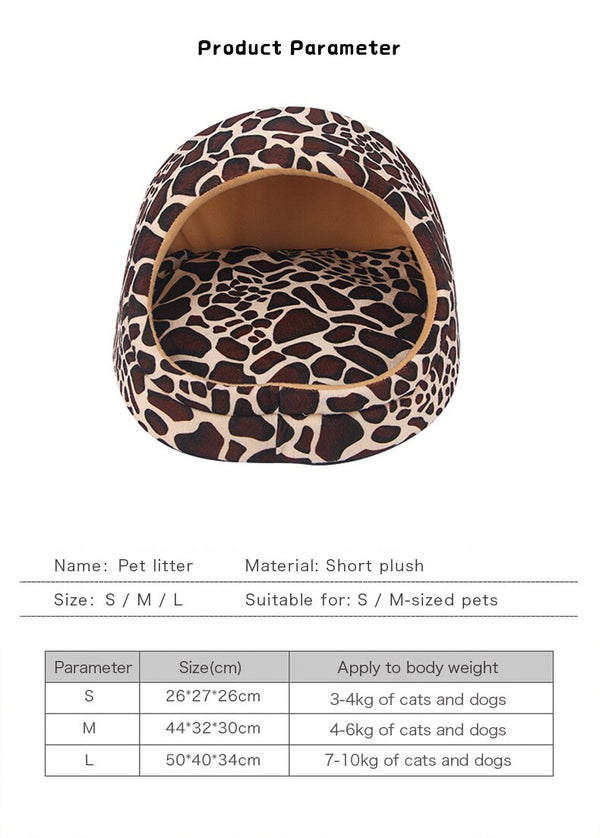 Pet Dog House Winter Warm Mat Breathable Cave Basket Soft Pet Sofa Non-slip Bed Nest For Cats Dogs Pets Deep Sleeping Supplies | Vimost Shop.
