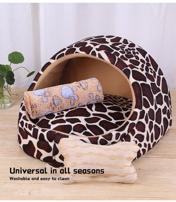 Pet Dog House Winter Warm Mat Breathable Cave Basket Soft Pet Sofa Non-slip Bed Nest For Cats Dogs Pets Deep Sleeping Supplies | Vimost Shop.