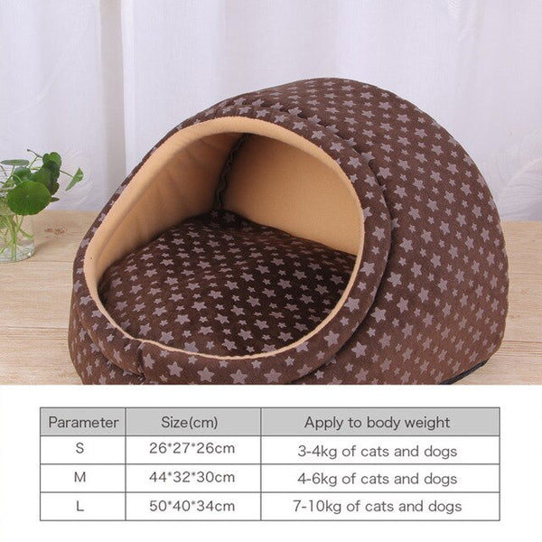 Pet Dog House Winter Warm Mat Breathable Cave Basket Soft Pet Sofa Non-slip Bed Nest For Cats Dogs Pets Deep Sleeping Supplies | Vimost Shop.