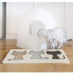 Waterproof PVC Pet Dog Cat Litter Mat Breathable Pet Sleeping Pads for Dog Cat Cute Pattern Kitten Feeding Drinking Mat Supplies