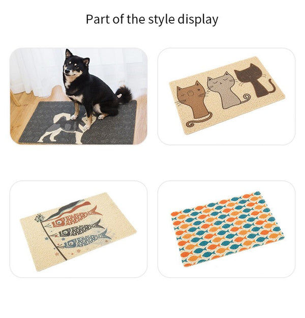 Waterproof PVC Pet Dog Cat Litter Mat Breathable Pet Sleeping Pads for Dog Cat Cute Pattern Kitten Feeding Drinking Mat Supplies | Vimost Shop.