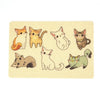 Waterproof PVC Pet Dog Cat Litter Mat Breathable Pet Sleeping Pads for Dog Cat Cute Pattern Kitten Feeding Drinking Mat Supplies | Vimost Shop.