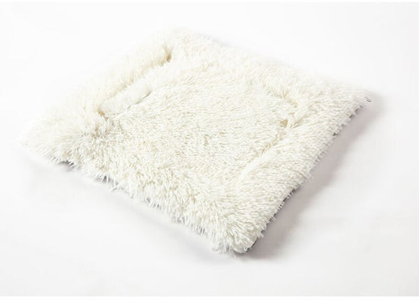 Pet Cat Bed Soft Long Plush Mat Winter Warm Cat Cushion Small Dog Kennel Comfortable Mattress For Cats Dogs Pet Sleeping Product | Vimost Shop.