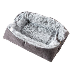 Pet Cat Bed Soft Long Plush Mat Winter Warm Cat Cushion Small Dog Kennel Comfortable Mattress For Cats Dogs Pet Sleeping Product