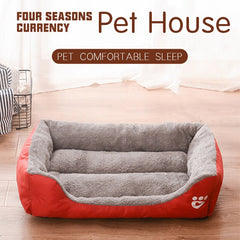 Pet Dog Bed Waterproof Cat House Puppy Kennel Super Soft Fleece Sofa Winter Warm Pet Nest Mat for Dog Cat Pets Sleeping Supplies