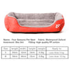 Pet Dog Bed Waterproof Cat House Puppy Kennel Super Soft Fleece Sofa Winter Warm Pet Nest Mat for Dog Cat Pets Sleeping Supplies | Vimost Shop.
