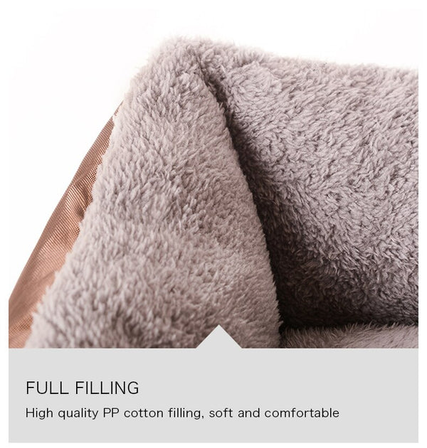 Pet Dog Bed Waterproof Cat House Puppy Kennel Super Soft Fleece Sofa Winter Warm Pet Nest Mat for Dog Cat Pets Sleeping Supplies | Vimost Shop.