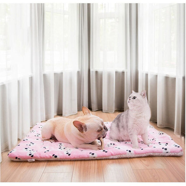 Portable Pet Dog Bed Blankets Washable Puppy Blanket Pad Winter Warm Mats Soft Sofa Cushion for Dogs Pet Sleeping Beds Supplies | Vimost Shop.