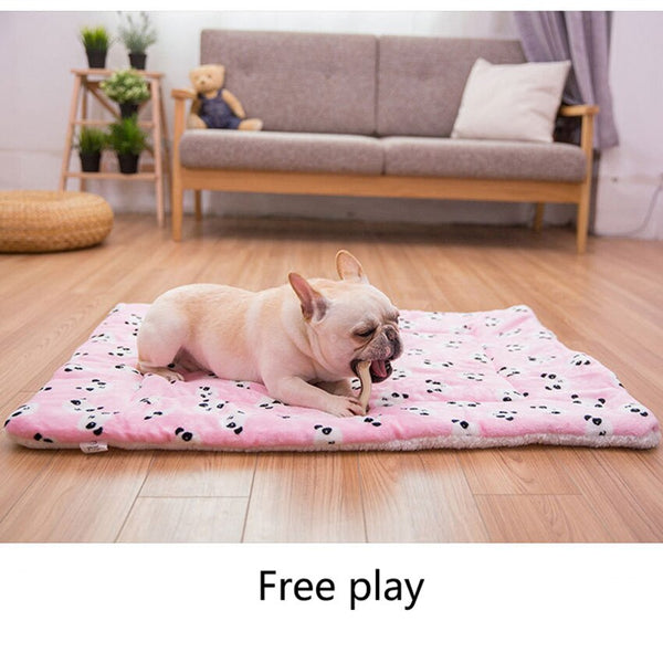 Portable Pet Dog Bed Blankets Washable Puppy Blanket Pad Winter Warm Mats Soft Sofa Cushion for Dogs Pet Sleeping Beds Supplies | Vimost Shop.