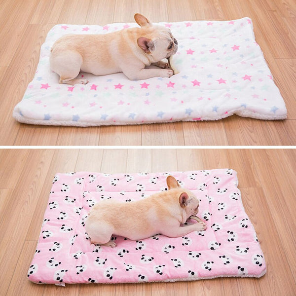 Portable Pet Dog Bed Blankets Washable Puppy Blanket Pad Winter Warm Mats Soft Sofa Cushion for Dogs Pet Sleeping Beds Supplies | Vimost Shop.