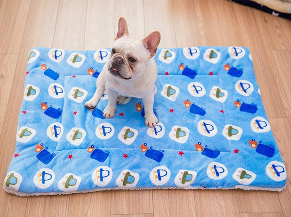 Portable Pet Dog Bed Blankets Washable Puppy Blanket Pad Winter Warm Mats Soft Sofa Cushion for Dogs Pet Sleeping Beds Supplies | Vimost Shop.