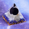 Obsidian Sphere Orgone Pyramid Orgonite Collection With Lapis Lazuli Powerful Energy Orgones | Vimost Shop.