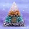 Reiki Orgonite Pyramid Orgon Energy Crystals With Aluminium Scrap Tower Chakra Decorations Resin Decorative Craft Jewelry | Vimost Shop.