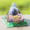 Energy Handmade Lapis Lazuli Sphere Orgone Pyramid Amethyst  Healing Home Office Decor Resin Reiki Gift | Vimost Shop.