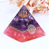 Reiki Healing Energy Amethyst Orgone Pyramid For Emf Protection Chakra Healing Meditation With Crystal And Copper | Vimost Shop.