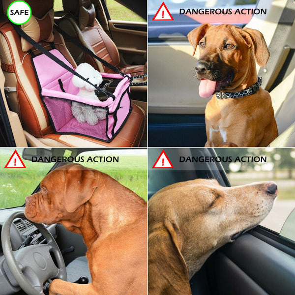 Pet Dog Cat Seat Carrier Bag Oxford Breathable Foldable with Belt Car Protector Mesh Box Puppy Sleeping Bed Outdoor Bags | Vimost Shop.