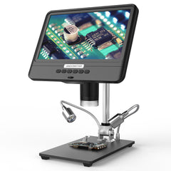 Andonstar AD208S 8.5 Inch LCD 5X-1200X Digital Microscope 1280*800 Adjustable 1080P Scope Soldering Tool with Two Fill Lights