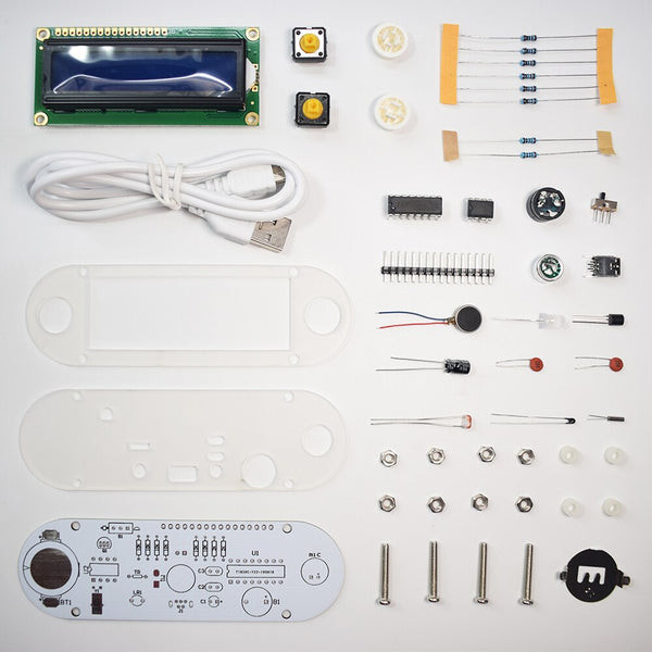 Digital LED Electronic Clock DIY Kits Set LCD1602 Vibration Clock DIY Kit DIY Electronic Digital Clock DIY Clock Set | Vimost Shop.