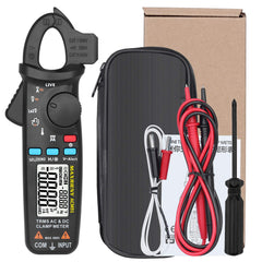 Mini Digital Clamp Meter ACM91 True RMS DC AC Current Voltage Auto Range Temperature Capacitance Multimeter