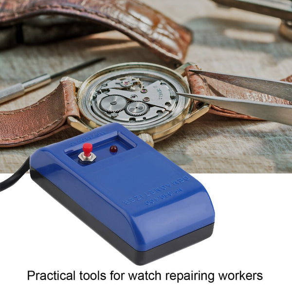 Watch Repair Screwdriver Jewelry Tweezers Electrical Demagnetizer Demagnetize Tool Degausser add Magnetic Magnetizer | Vimost Shop.