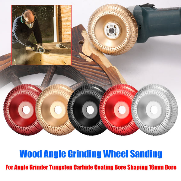 Wood Angle Grinding Wheel Sanding Carving Rotary Tool Abrasive Disc For Angle Grinder Tungsten Carbide Coating Bore 16mm Bore | Vimost Shop.
