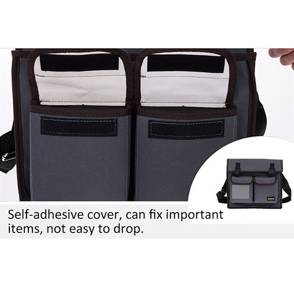 Multifunctional Single Shoulder Bag Hardware Electrician Toolkit Tool Bag Waterproof Wear-resistant Oxford Cloth tool organizer | Vimost Shop.