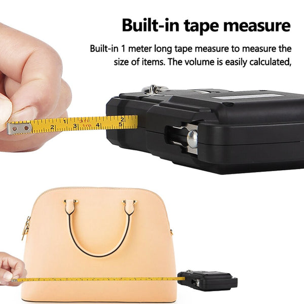 WeiHeng A27L/A27L-B 75kg/10g Rechargable with Tapes Length Measure Hook Scale High Precisions Five Units Switch with Backlight | Vimost Shop.