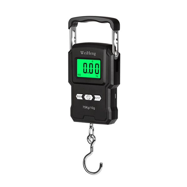 WeiHeng A27L/A27L-B 75kg/10g Rechargable with Tapes Length Measure Hook Scale High Precisions Five Units Switch with Backlight | Vimost Shop.