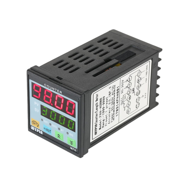 Multi-functional Intelligent 90-260V AC/DC Preset 4 Digital Counter Length Counter Length Meter Relay Output PNP NPN | Vimost Shop.