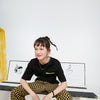 Yellow Plaid High Waist Casual Women Flare Pants Spring ELF British Chic Korean Ladies Basic Daily Trouser