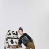 Yellow Plaid High Waist Casual Women Flare Pants Spring ELF British Chic Korean Ladies Basic Daily Trouser