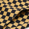Yellow Plaid High Waist Casual Women Flare Pants Spring ELF British Chic Korean Ladies Basic Daily Trouser