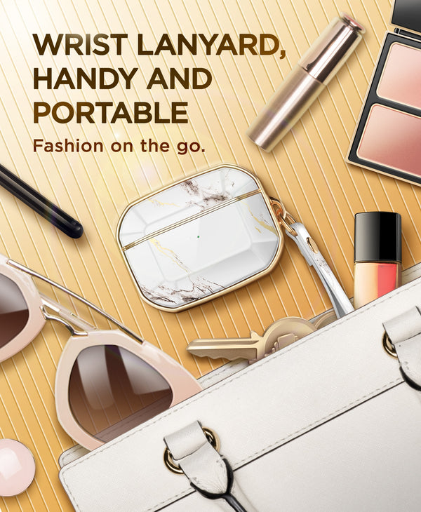 Earphone Case For Airpods Pro Case 360 Degree Protective Marble Case Cover Compatible with Apple AirPods Pro (2019) | Vimost Shop.