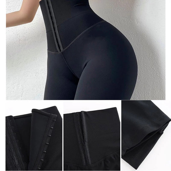 Hip Lift Shaping Yoga Pants High Waist Stretchy Gym Leggings Fitness Workout Tights Push Up Running Leggins Black Sports Pant | Vimost Shop.