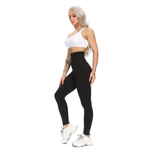 Hip Lift Shaping Yoga Pants High Waist Stretchy Gym Leggings Fitness Workout Tights Push Up Running Leggins Black Sports Pant | Vimost Shop.