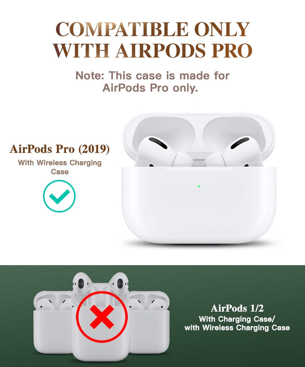 Earphone Case For Airpods Pro Case 360 Degree Protective Marble Case Cover Compatible with Apple AirPods Pro (2019) | Vimost Shop.
