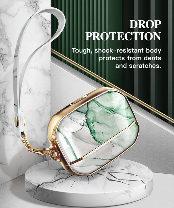 Earphone Case For Airpods Pro Case 360 Degree Protective Marble Case Cover Compatible with Apple AirPods Pro (2019) | Vimost Shop.