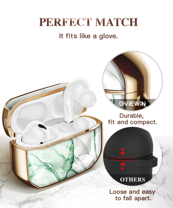 Earphone Case For Airpods Pro Case 360 Degree Protective Marble Case Cover Compatible with Apple AirPods Pro (2019) | Vimost Shop.